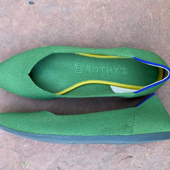 Rothy's  |  The Point  |  Green  |  Women's 7.5 - Picture 7 of 10